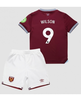 Billige Fotballdrakt West Ham United Callum Wilson #9 Replika Hjemmedraktsett Barn 2025-26 Kortermet (med bukser)